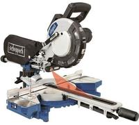 Scie a onglet radiale électrique SCHEPPACH 216 mm HM81LXU - 2000 W - Avec laser, LED et 2 extensions d'appui