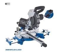 Scie à onglet radiale sans fil 20V 210mm Brushless Scheppach bc-hm216-x