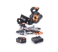 Evolution Power Tools Scie à onglet radiale R185SMS-Li Sans fil 18V 4Ah + chargeur rapide