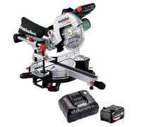 Scie à onglets sans fil KGS 18 LTX BL 216 + 1 Batterie 4 Ah - METABO - 614216920