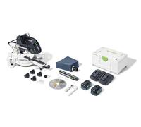 Scie à onglets composés Festool KSC 60 EB 5,0 I-Plus KAPEX; 2x18 V; 2x5,0 Ah accu.