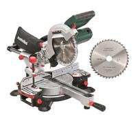 Scie à onglets - METABO - KGS 216 M - 1500 W - 305 x 65 mm - 216 x 30 mm - Gris