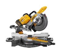 Scie à onglets radiale 250 mm DEWALT DCS727T2-QW XR FLEXVOLT 54 V 2 Ah Li-Ion Brushless