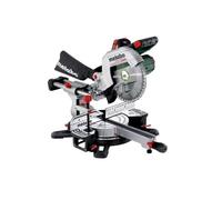Scie à onglets radiale METABO KGS 254 M avec 2 batteries LiHD 8Ah et chargeur rapide ASC 145