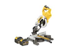 Scie à onglets radiale XR FLEXVOLT 54 V 2 Ah Li-Ion Brushless 216 mm - DCS777T2-QW - DEWALT