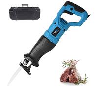 Scie à Os Boucher 900W/1300W Electrique pour Commercial Accueil pour Côtelettes de Bœuf/agneau Coupées Rapidement, Poisson Surgelé, Conception portable, Facile à UtiliserBlue-900W