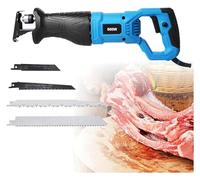 Scie à os, corps rotatif à 180°, scie à os électrique 220V, scie à boucher, scie à vitesse Variable avec lames pour couper M