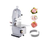 VEVOR Scie à Os de Boucher Électrique Commerciale Scie à Ruban pour Os 1500 W 300 kg/h Scie Électrique pour Viande et Os Congelés Table 490x380 mm Épaisseur de 4-200 mm pour Supermarché Restaurant