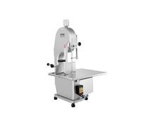 VEVOR Scie à os de boucher électrique commerciale, scie à ruban pour os 1800 W, scie pour viande et os congelés avec 5 lames, table 515 x 490 mm, épaisseur de max 180 mm pour supermarché, restaurant