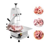 Scie à os de Boucher Électrique Commerciale-VEVOR-650 W-Épaisseur de Max 110 mm pour Supermarché, Restaurant