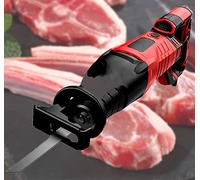 Scie à Os de Boucher Professionnel, Scie de Boucher Electrique Commerciale pour Couper les Viandes, Jambons et Os Surgelés, Scie Viande Congelée - Facile à Porter