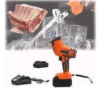 Scie à os électrique alternative multifonctionnelle, scie à os électrique portable, lame de scie, scie alternative sans fil pour la coupe du bois, des arbres, du métal et des tuyaux en PVC, 04,1 bat