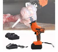 Scie à os électrique alternative multifonctionnelle, scie à os électrique portable, lame de scie, scie alternative sans fil pour la coupe du bois, des arbres, du métal et des tuyaux en PVC, 04, 2 ba