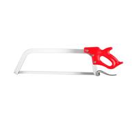 Royal Catering Scie À Os De Boucher Pour Gibier RCFS-2 (Longueur de la lame 46 cm, Lame Acier inoxydable, Épaisseur: 0,7 mm, Cadre en aluminium, Levier inclus)
