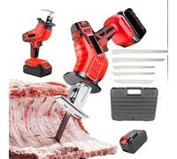 smafoseedding Scie à Os Portative sans Fil, Scie De Boucherie électrique Commerciale, Poids Environ 2 Kg, Coupe De Bois/Os, Scie à Viande pour La Boucherie, épaisseur De Coupe Maximale: 100 Mm