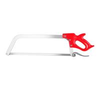 Royal Catering Scie À Os De Boucher Pour Gibier RCFS-2 (Longueur de la lame 46 cm, Lame Acier inoxydable, Épaisseur: 0,7 mm, Cadre en aluminium, Levier inclus)