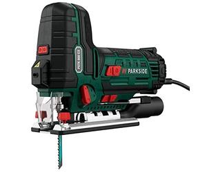 Scie à pendule PARKSIDE PSTK 800 C3 électrique 800 W pour bois métal, 4 lames (Swiss Made), laser et lumière de travail à LED