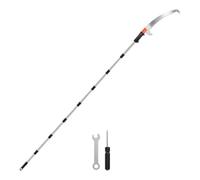 Scie à perche manuelle Outils d'élagage inoxydables à longue portée | Coupe-branches d'arbres pour branches, jardin, cour, terrasse, pelouse, palmiers, jardinage, sylviculture