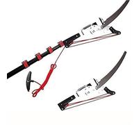 Scie à perche télescopique, élagueuse extensible, outil de jardinage, for l'élagage et la taille des branches feuilles(5.4m/18ft)