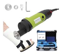 Scie à plâtre électrique médicale, coupe-plâtre, scie à 3 lames, vitesse réglable de 13 000 tr/min, outil de chirurgie orthopédique pour le sport et la médecine sportive(Green)