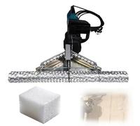 Scie à raboter en mousse, outil de retrait de coupe d'isolation en mousse pulvérisée, cellules fermées/cellules ouvertes 70 cm/50 cm, avec puissance 1800 W, pour la découpe(500mm Opening)