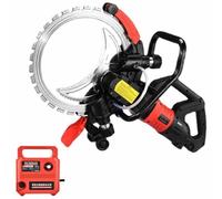 Scie à Rainurer Murale en Béton avec Suppression De La Poussière Alimentée en Eau Humide,Machine De Découpe De Rainureuse Murale 29 Cm,Scie Annulaire à Béton,Coupe 2 M en 3 Min,8800w