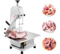 Scie à ruban à viande 650W - Scie à os de table - Machine à couper les os pour des coupes précises - traitement professionnel de la viande