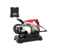 Scie à ruban avec base et mallette portable Acier