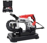 Scie à ruban avec base et mallette portable Acier