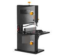 Scie à ruban de 22,9 cm, scie sauteuse de coupe du bois 550 W pour contrôle de précision, idéale pour les projets ménagers, outil de coupe de bois durable et efficace