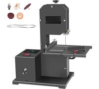 Scie à Ruban De Table Professionnelle 800w, Profondeur De Gorge 90mm, Scie à Ruban Pour Bois Avec Table Inclinable, Socle En Métal Robuste Pour Bricolage