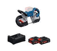Scie à ruban GCB 18V-127 + 2 Batteries EXPERT 4 Ah + 1 Chargeur GAL 12V/18V-80 BOSCH