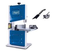 Scheppach Scie à ruban HBS25-350 W - 230 V - Hauteur de coupe 80 mm - Vitesse du ruban 880 m/min - Vitesse de rotation 1400 min-1 - Table inclinable à 45°