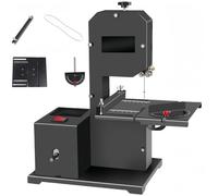 Scie à ruban professionnelle 800W, moteur en cuivre pur avec hauteur de coupe de 70 mm et table réglable de 0 à 45°, pour bois dur et bois tendre