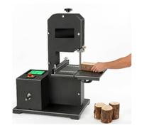 Scie à Ruban Professionnelle 800W, Scie à Ruban de Travail de Table avec Hauteur de Coupe de 70mm, 90mm de Profondeur de Gorge, Table d'écalpage 0-45° pour Le mison et Les Courbes