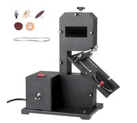 Scie à ruban professionnelle d'établi, 800 W avec accessoires, profondeur de refente de 70 mm, gorge de 90 mm, coupes angulaires de 0 à 45°, courbes et droites, machine à bois
