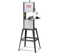 VEVOR Scie à Ruban d'Établi avec Support 245 mm 370 W à 2 Vitesses Réglables