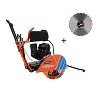 SCIE À SOL THERMIQUE KOHLER NORTON Ø 450 MM CS401 P14 170 MM DE COUPE + DISQUE 70184608642