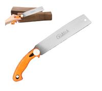 Scie à tronçonner japonaise, scie plongeante avec outil de travail du bois à double tranchant, scie à bois fine et lisse pour projets de bricolage, menuiserie et découpe