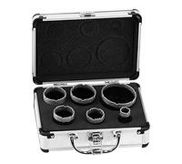 Scie à trous de carreaux de diamant ensemble 6 en 1 20 à 68 mm M14 Drill Tools Foret With Box for Tile and Glass Cutting