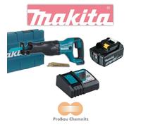 Scie alternative sans fil Makita DJR186 RT1K 18V dans sa valise avec 1 batter...