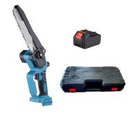 Scie alternative sans fil, Scie Électrique Sans Balais De 8 Pouces, Tronçonneuse, Outil Pour Le Travail Du Bois pour la découpe du PVC(One capacity)