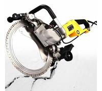 Scie Annulaire Électrique pour Béton 40/50/60Cm,Rainureuse Murale,Coupe À 90° sans Point Mort,Profondeur De Coupe Maximale 11,81/15.75/19.69 Po scie de Coupe Coupe sans Poussière,AC8500