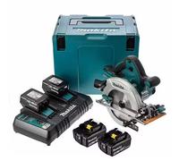 Scie circulaire Ø 190 mm 4x5Ah 36V LXT ® MAKITA DHS710PT4J en coffret et chargeur double