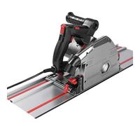 Scie circulaire 1200 W réglable, machine de découpe pour menuiserie, outil électrique avec contrôle de vitesse 5000 tr/min pour des coupes propres dans le bois dur, le contreplaqué et le stratifié