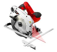Scie circulaire 1500W 4700 RPM HurthAG CS-1820 avec guidage laser, lame 24T + 60T pour la coupe de bois et matériaux à base de bois