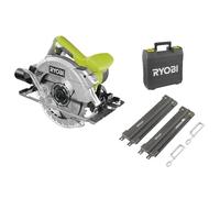 Scie circulaire 1600W - Ø190 mm + rail de guidage et coffret - RCS1600-KSR RYOBI