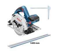 Scie circulaire Ø165 mm GKS 55+ GCE + Rail de guidage FSN 1400 BOSCH