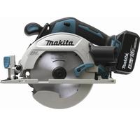 Scie circulaire 18 V Li-Ion 5 Ah Ø 165 mm MAKITA - 2 batteries, chargeur, coffret - DHS680RTJ