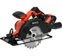 YATO Scie circulaire avec batterie Li-Ion 2,0Ah 165 mm 18V